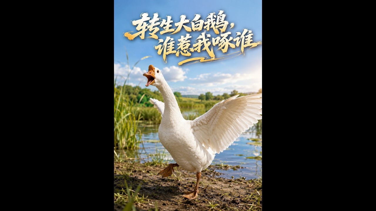 【一口气看完】《转生大白鹅，谁惹我啄谁》#短剧 #AI短剧 #逆袭 #drama #爽剧 #鲨鱼先生