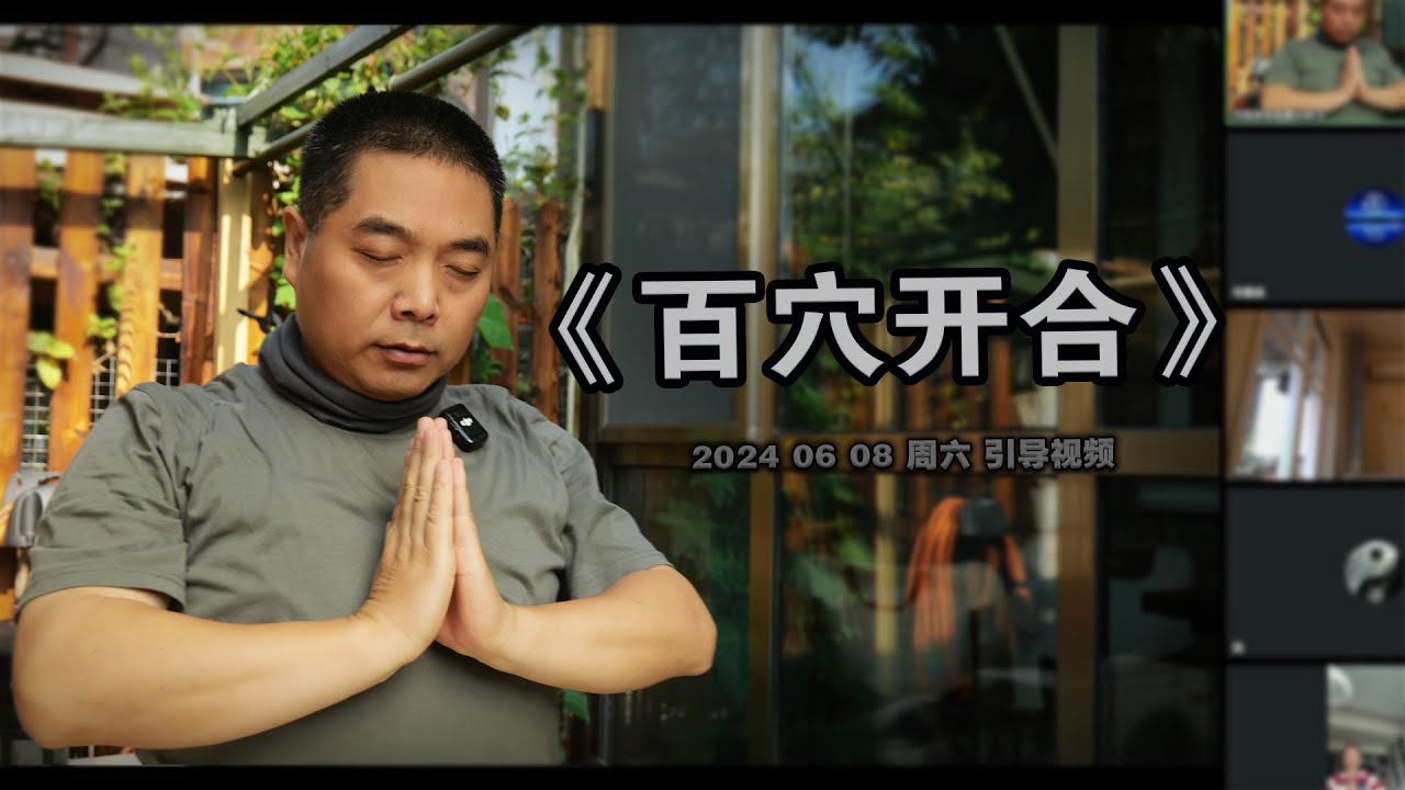 百穴开合《内观者训练》第12集太阳桩法印堂檀中穴深呼吸上丹田松散向日葵站桩涌泉三方原则灵子术古老功法内观学集训 收功分享课堂视频我的内观经历 ...