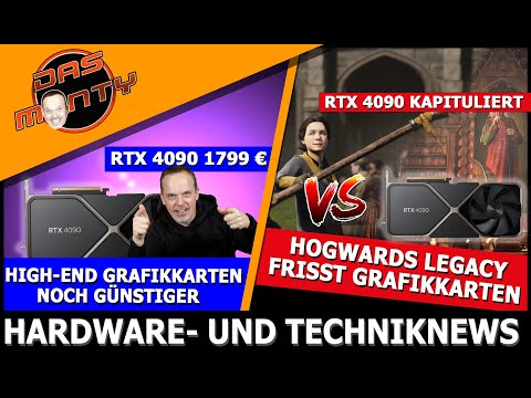 Nvidia RTX 4090 für 1799  Euro | Hogwarts Legacy bezwingt RTX 4090 | Intel 24Kern Monster Benchmark