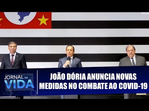 João Dória anuncia novas medidas no combate a COVID-19 – Jornal da Vida – 24/03/20