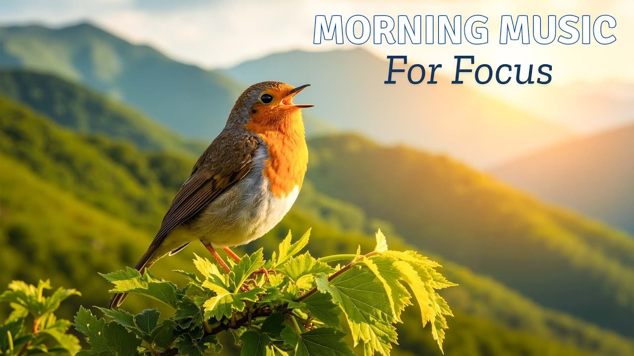 Peaceful Morning Ambience 🕊️ Bird Sounds & Calm Piano for Stress Relief and Focus, Study & Work 🌿