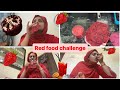 I only ate red food for 24 hours  sayeda hubza ali  v132