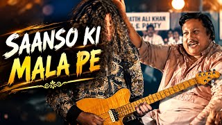 Sanson Ki Mala Pe Simon Mein - UstadNusratFateh Ali Khan -studio,￼Sufi HD Video