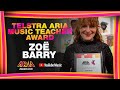 Zoë Barry wins Telstra ARIA Music Teacher Award | 2021 ARIA Awards