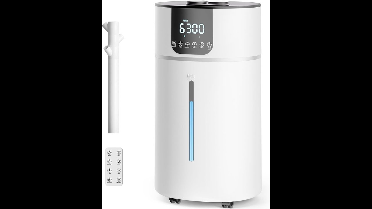 AreShark 4.2 Gal/16L Humidifier Large Room, Cool Warm Mist 2000ft² Whole House Air Humidifiers