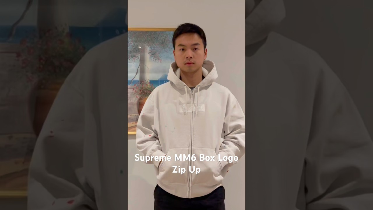Supreme MM6 Maison Margiela Box Logo Zip Up Hoodie SS26 Week 3 @S‬