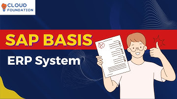 ERP System | SAP Basis Training | SAP Basis Tutorial | SAP Basis | Learn SAP Basis | CloudFoundation
