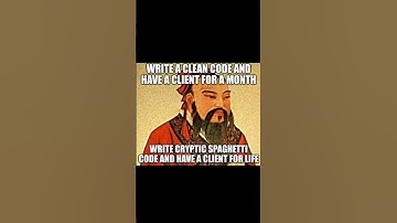 Clean Code vs Spaghetti Code 😭 | Coding Meme