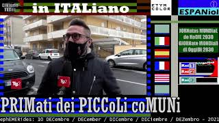 PRIMati virtuosi dei PICCoLi coMUNi - TG2 a Robbio (Pavia) 10 dic 2021: gomma riciclata nell'asfalto