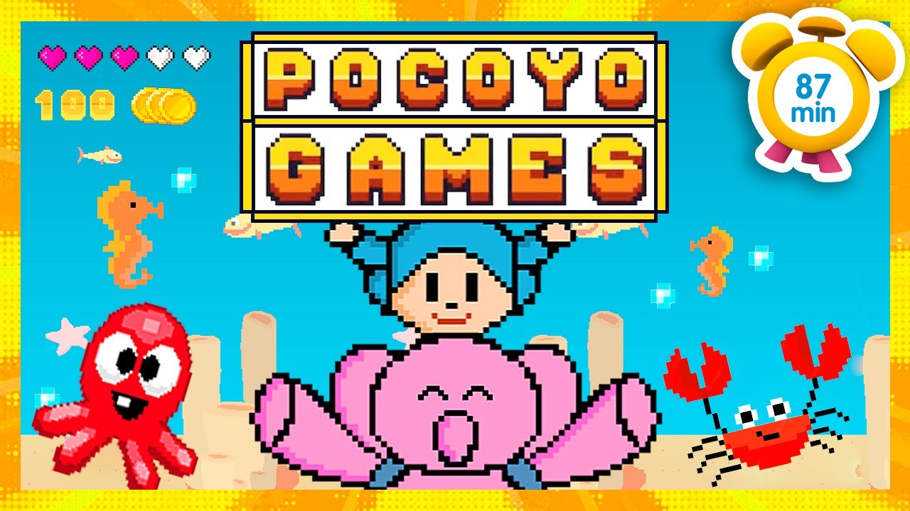 🎮 POCOYO em PORTUGUÊS do BRASIL - Jogos de arcade [120 min