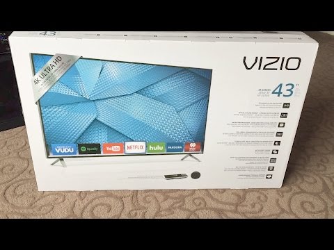 VIZIO M43-C1 43-INCH 4K ULTRA HD SMART LED TV UNBOXING-REVIEWSONTHERUN