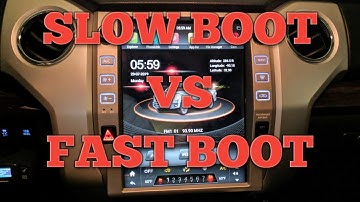Phoenix Tesla style android radio Fastboot vs Slowboot