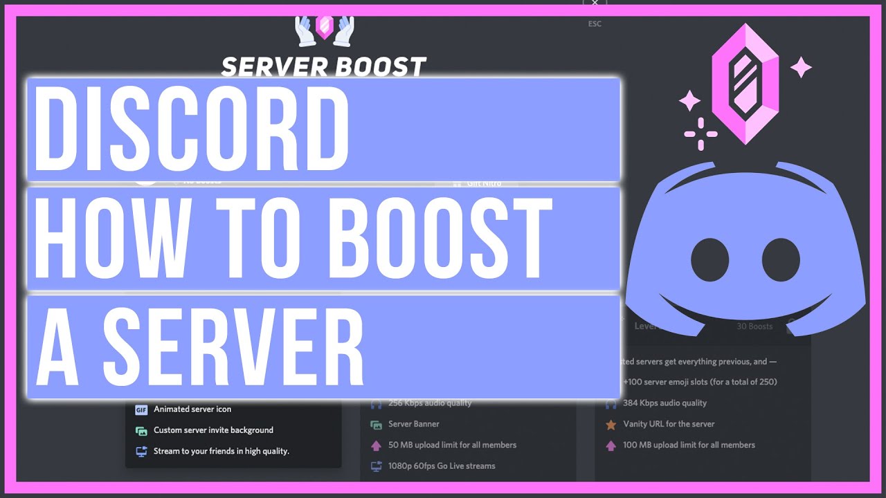 How To Boost A Server - - YouTube