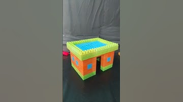 Satisfying DIy Lego Big House/ ASMR Building Blocks #satisfying #buildingblocks #shortvideo #shorts