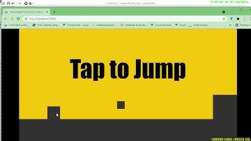 【Construct 2】Setting up a heads up display HUD Build a physics endless runner