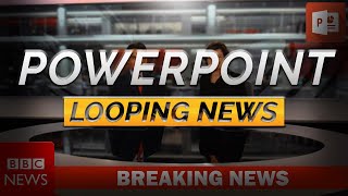 How to Create a Looping News Animation in PowerPoint screenshot 5