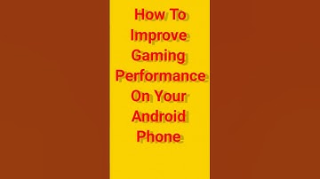 How To Improve Gaming Performance On Your Android Phone#shorts #google #gaming