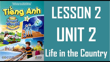 [TIẾNG ANH 8] I Learn Smart World - UNIT 2. LIFE IN THE COUNTRY - LESSON 2.