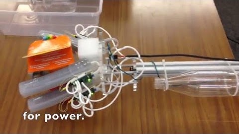 Qualifying video for the 1st soft robotic manipulation competition in Livorno, Italy