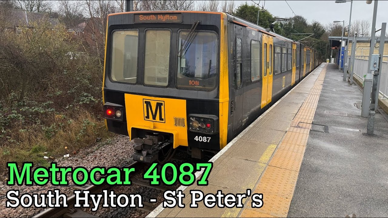 Tyne and Wear Metro | Metrocar 4087 South Hylton - St Peter’s 