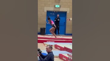 Full twisting yurchenko vault #shorts #gymnastics