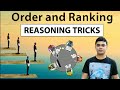 Order And Ranking Trick | Reasoning | RRB | SSC CGL | Maths Trick