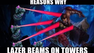 Reason why they putting laser beams on towers!