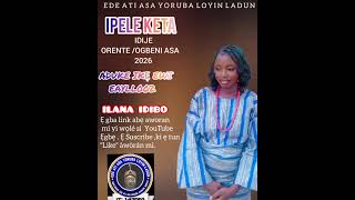 I'm Aduke Ikẹ Ewi.I'm contesting for ORENTE ASA.Vote 4 me by subscribing to dis channel&like my pics