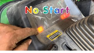 No start issue with the PTO light on John Deere 4300.