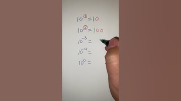 Exponent: power of 10 #exponents #powerof10 #power #algebra #mathtricks #mathstricks #shorts