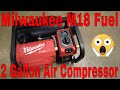 Milwaukee Tools M18 Fuel 2 Gallon Cordless Air Compressor Review