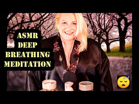 [ASMR] [Basic Meditation, Deep Breathing, Whispers and Hand sounds]