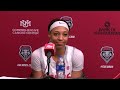 Amaya Brown & Shaiquel McGruder Postgame - UNM vs. Utah State (2/25/2023)