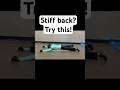 Back feeling stiff or tight? This movement can help activate your back muscles & provide relief
