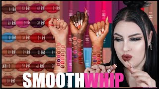 NYX SMOOTH WHIP MATTE LIP CREAM SWATCHES / REVIEW