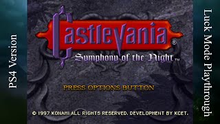 [Castlevania: Symphony of the Night (PS4 ver.)] Luck Mode (No Commentary) Playthrough (Part 4)