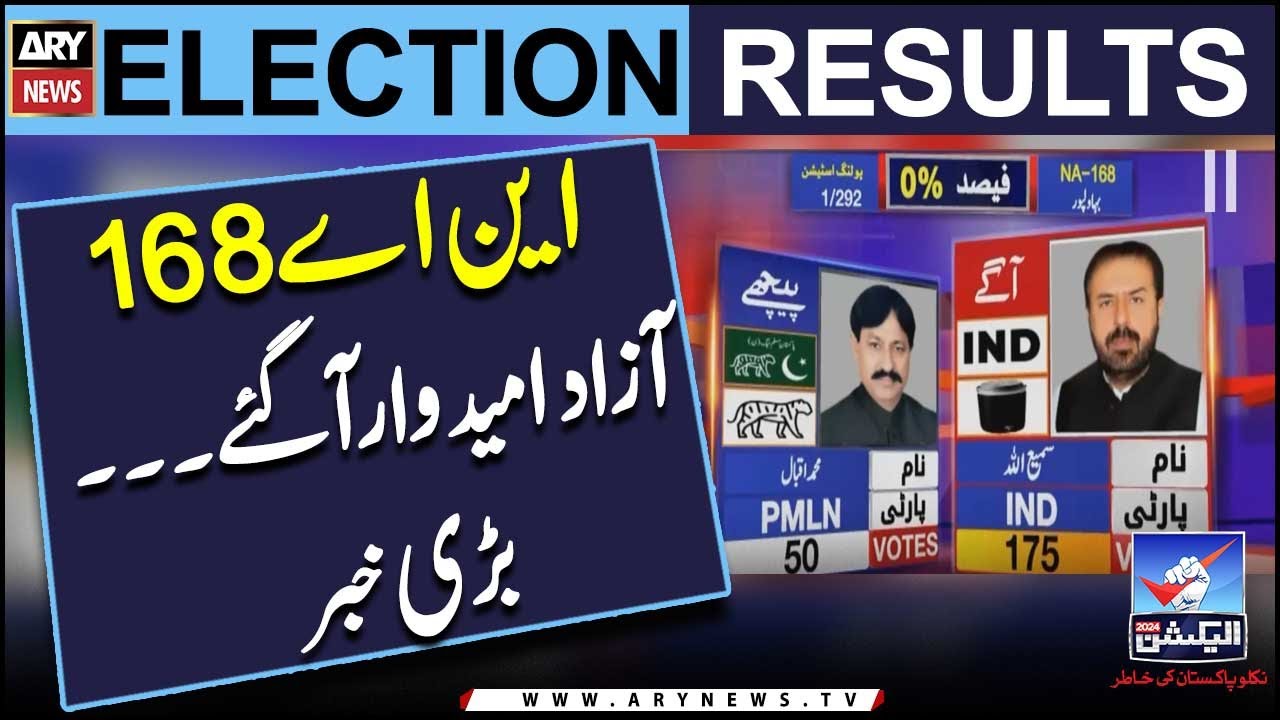 Election 2024: Unofficial result of NA-168 Bahawalpur-5 - Latest Updates