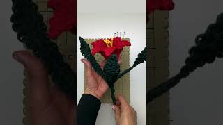 Beautiful macrame tulip 🌷 #tulips #tulip #macrame #diy #diycrafts #craft #macramedecor #macramediy