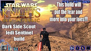 Star Wars Knights of the Old Republic Dark Side 8 Scout 12 Jedi Sentinel build