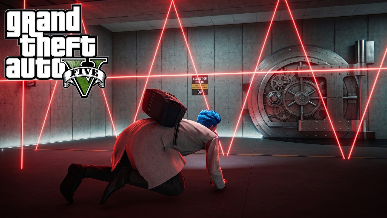 Kan Jeg Komme Forbi LASERNE? // GTA 5 Online (Kortz Center Heist) Dansk