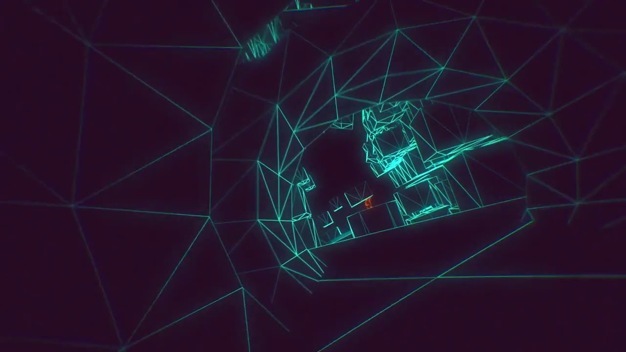 Template intro without text / montaj background / robotic