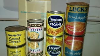 Opening Decades-old Canned Foods 6, Petri Dishes