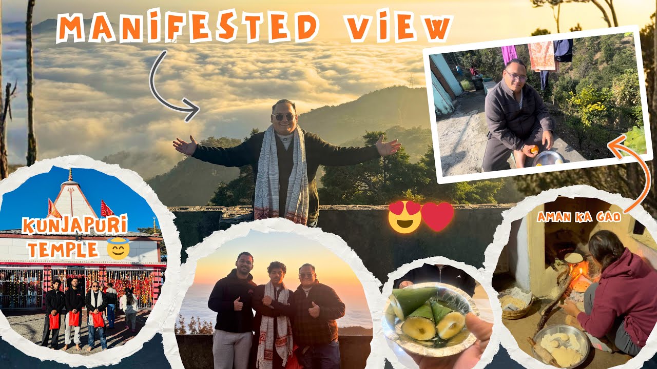 KUNJAPURI DARSHAN AUR AMAN KA HOME TOUR…😍❤️ || NEW YEAR KI SHURUWAT..😇🙏❤️ || MANIFESTED VIEW 🥹❤️🤌 