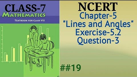 Class-7, ch-5 Ex-5.2 Q-3 Maths.  ##19