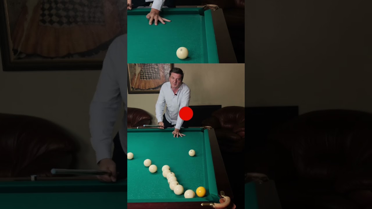 Image of video the Трюковый удар #бильярд #kicksoff  #billiard #shorts 25