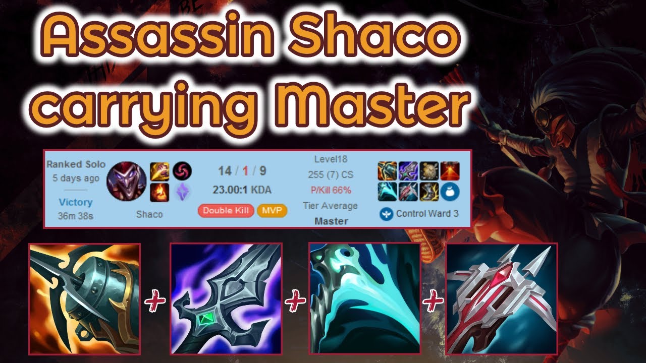 Shaco carrying Master Elo - S11 Full Damage! [League of Legends] Full ...