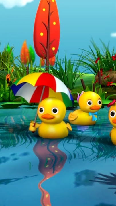 Download lagu 5 Little Ducks Are Swimming! 🌊 #LBB #Animalsong #Learningsong