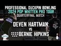 Professional duckpin bowling 2024 quarterfinals  hartman vs hipkins