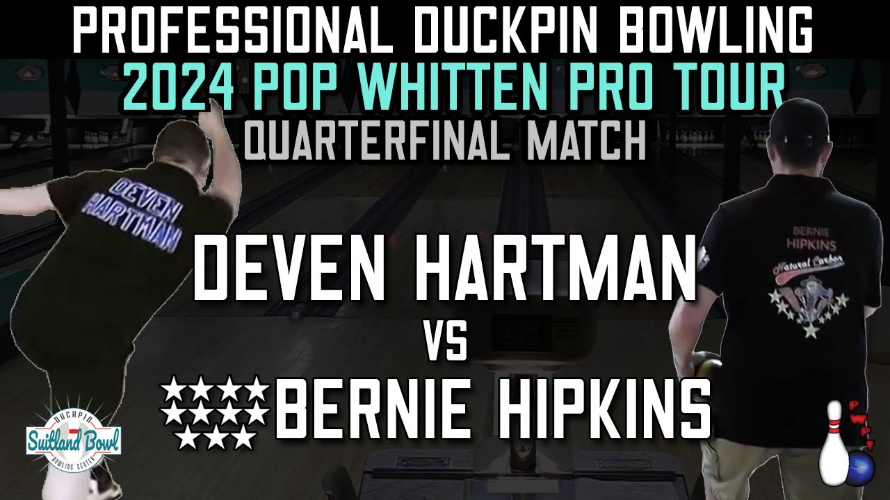 Professional Duckpin Bowling 2024 QUARTERFINALS - Hartman vs Hipkins