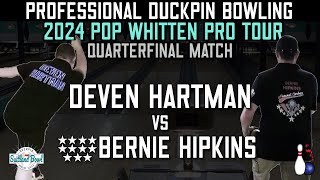 Professional Duckpin Bowling 2024 QUARTERFINALS - Hartman vs Hipkins